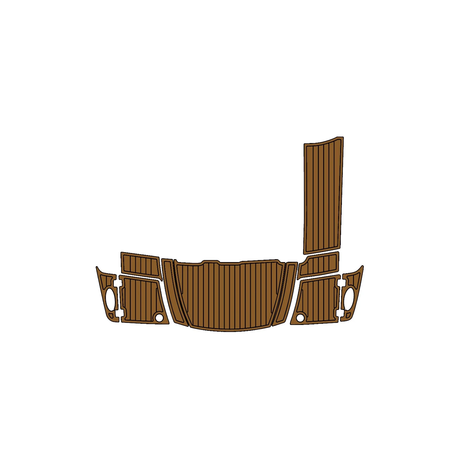 2015 | Chaparral | 327 SSX - Custom EVA Foam Marine Flooring Kit - HXBYX