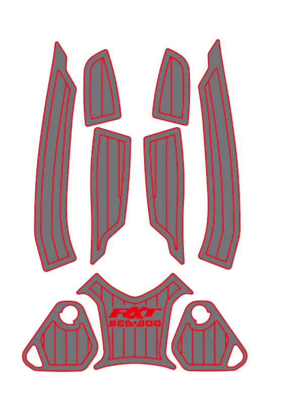 2010-2015 Sea-Doo RXT / RXT-X / Wake Pro 215 - Custom EVA Foam Jet Ski Deck Mats Kit - HXBYX