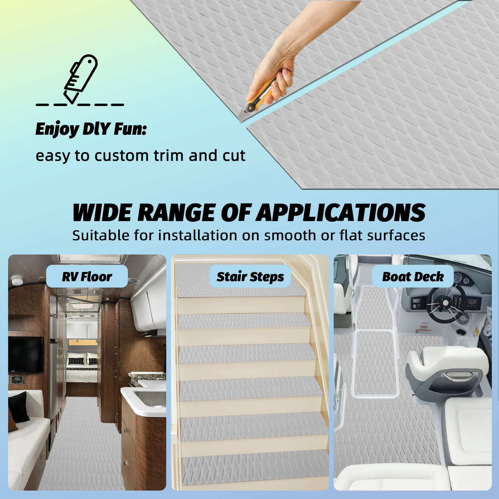 Gray EVA Foam Sheet – Small Diamond Pattern - HXBYX