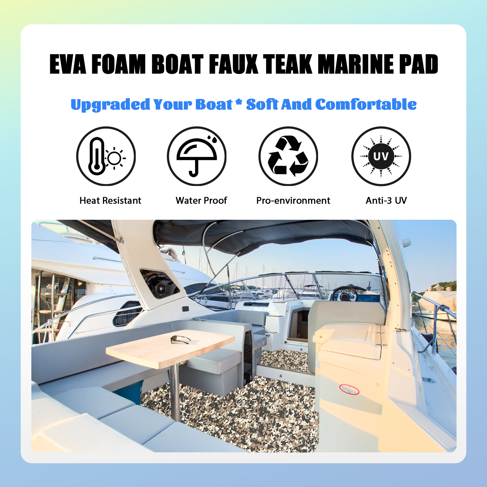 Desert Camo EVA Foam Sheet – Small Diamond Pattern - HXBYX