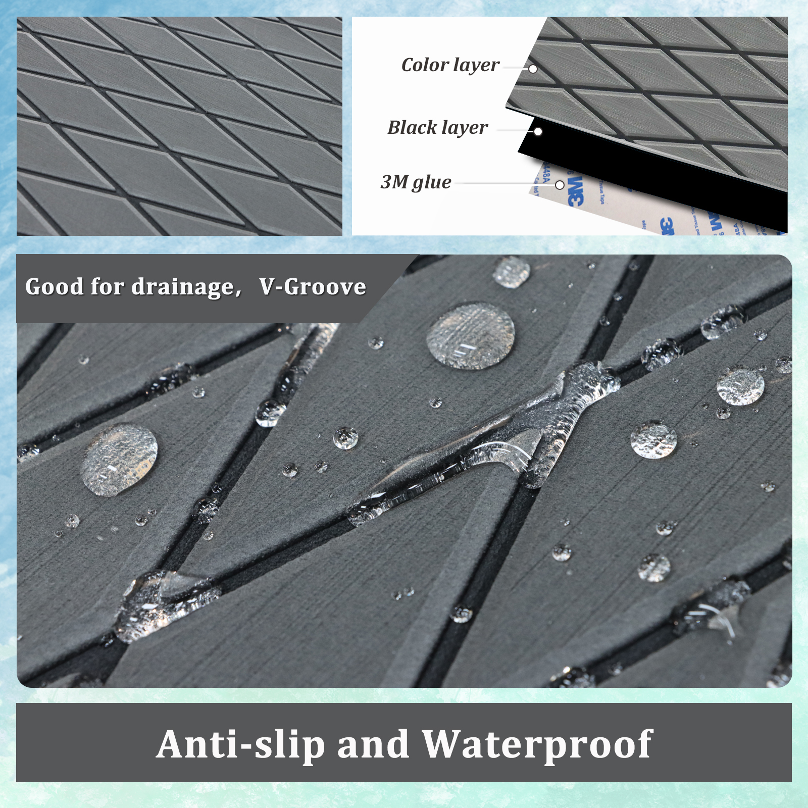 Engraved Diamond EVA Foam Sheet - HXBYX