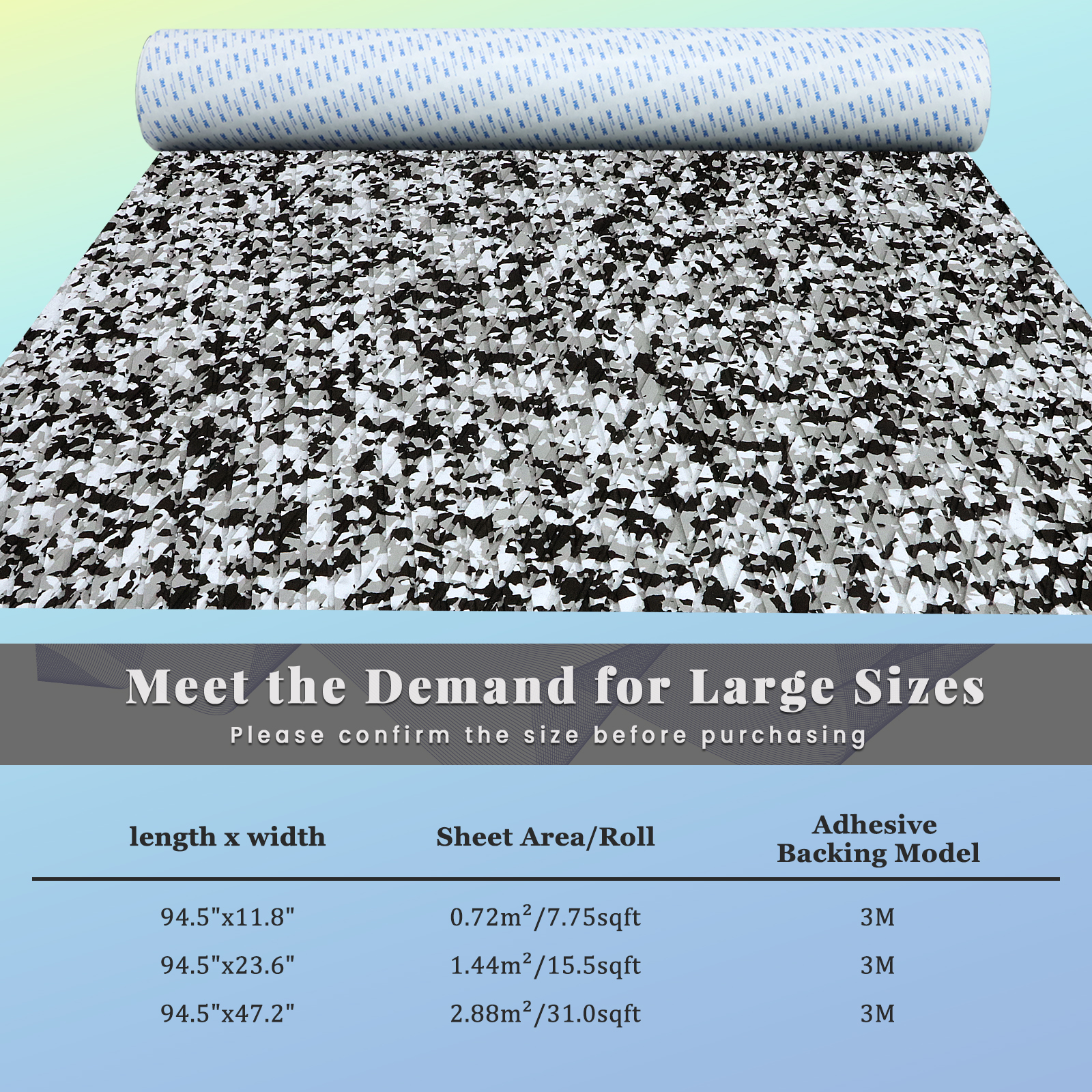 Snow Camo EVA Foam Sheet – Small Diamond Pattern - HXBYX