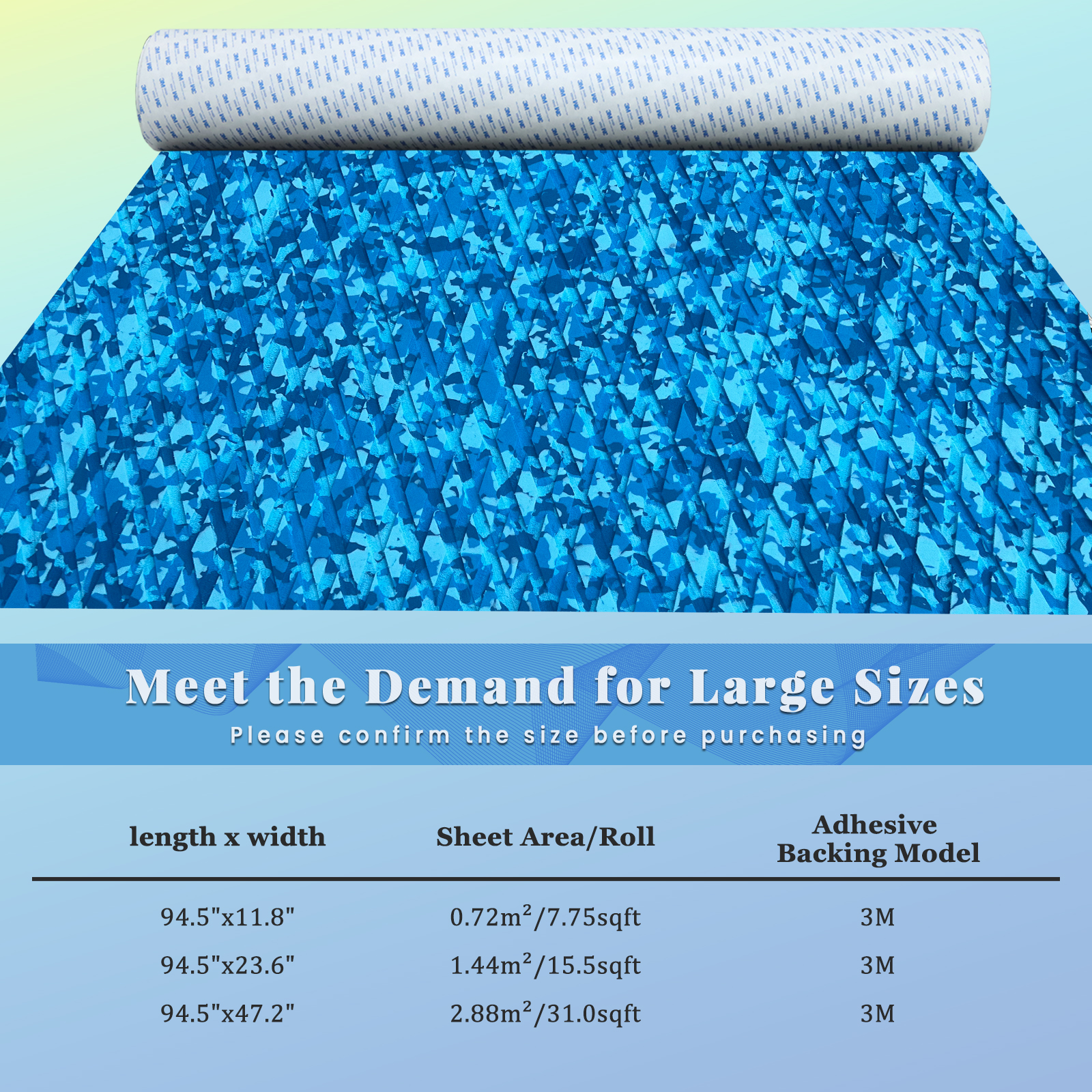 Marine Camo EVA Foam Sheet – Small Diamond Pattern - HXBYX