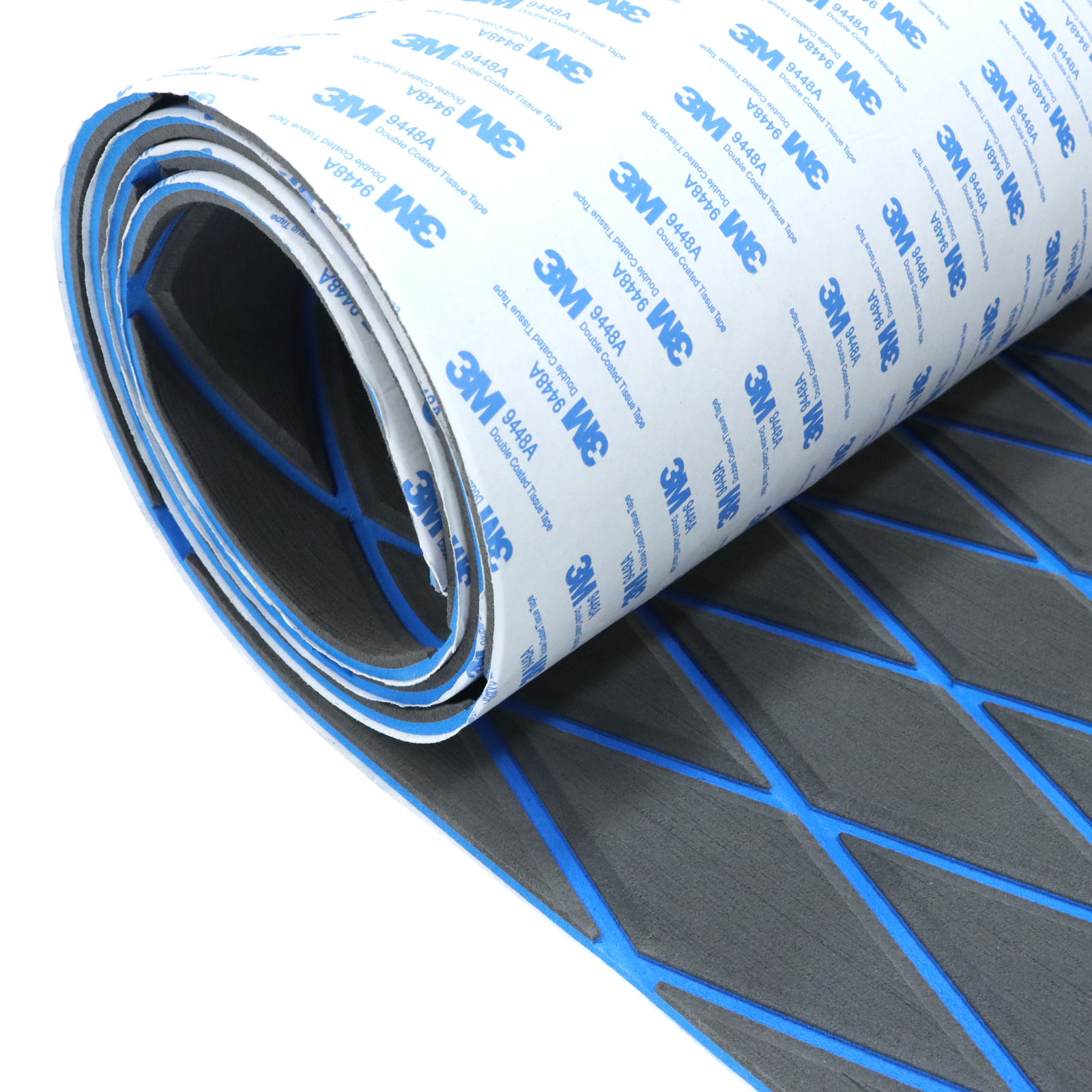 Engraved Diamond EVA Foam Sheet – Dark Gray & Blue - HXBYX