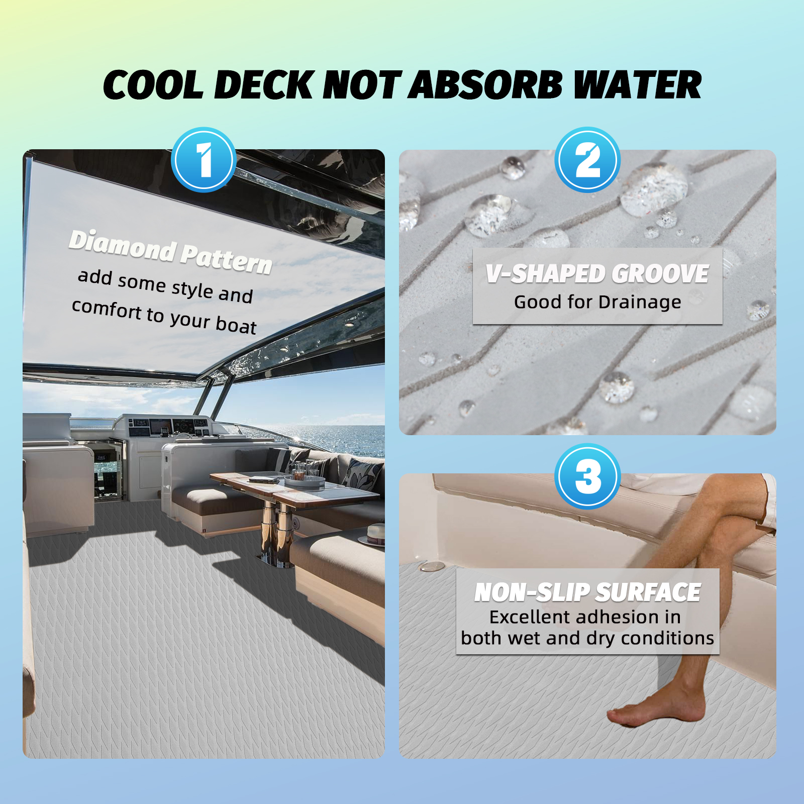 Gray EVA Foam Sheet – Small Diamond Pattern - HXBYX