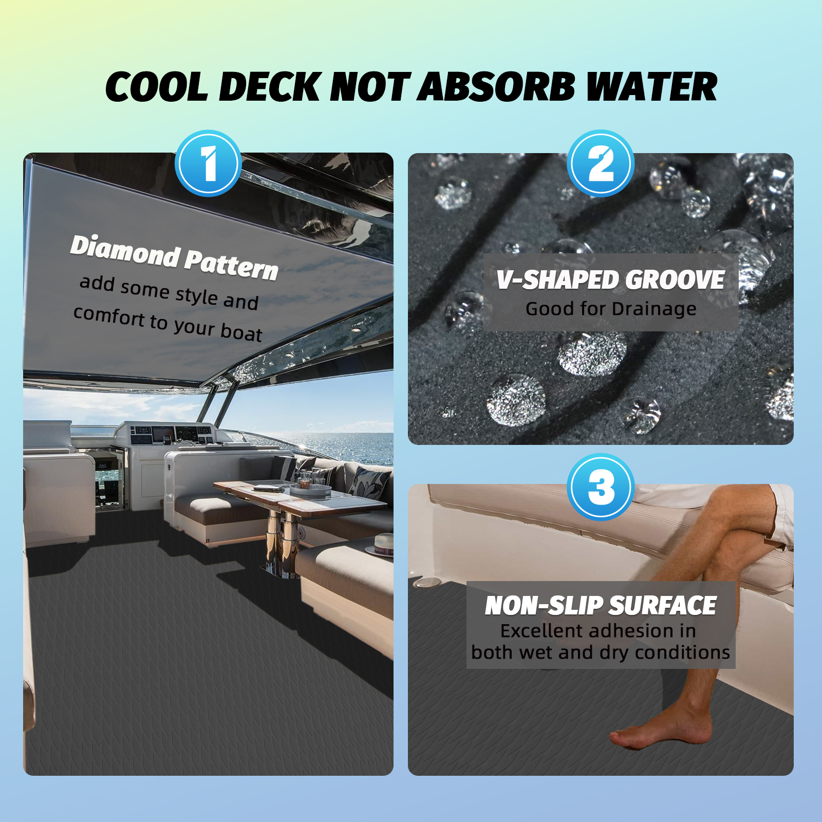 Black EVA Foam Sheet – Small Diamond Pattern - HXBYX