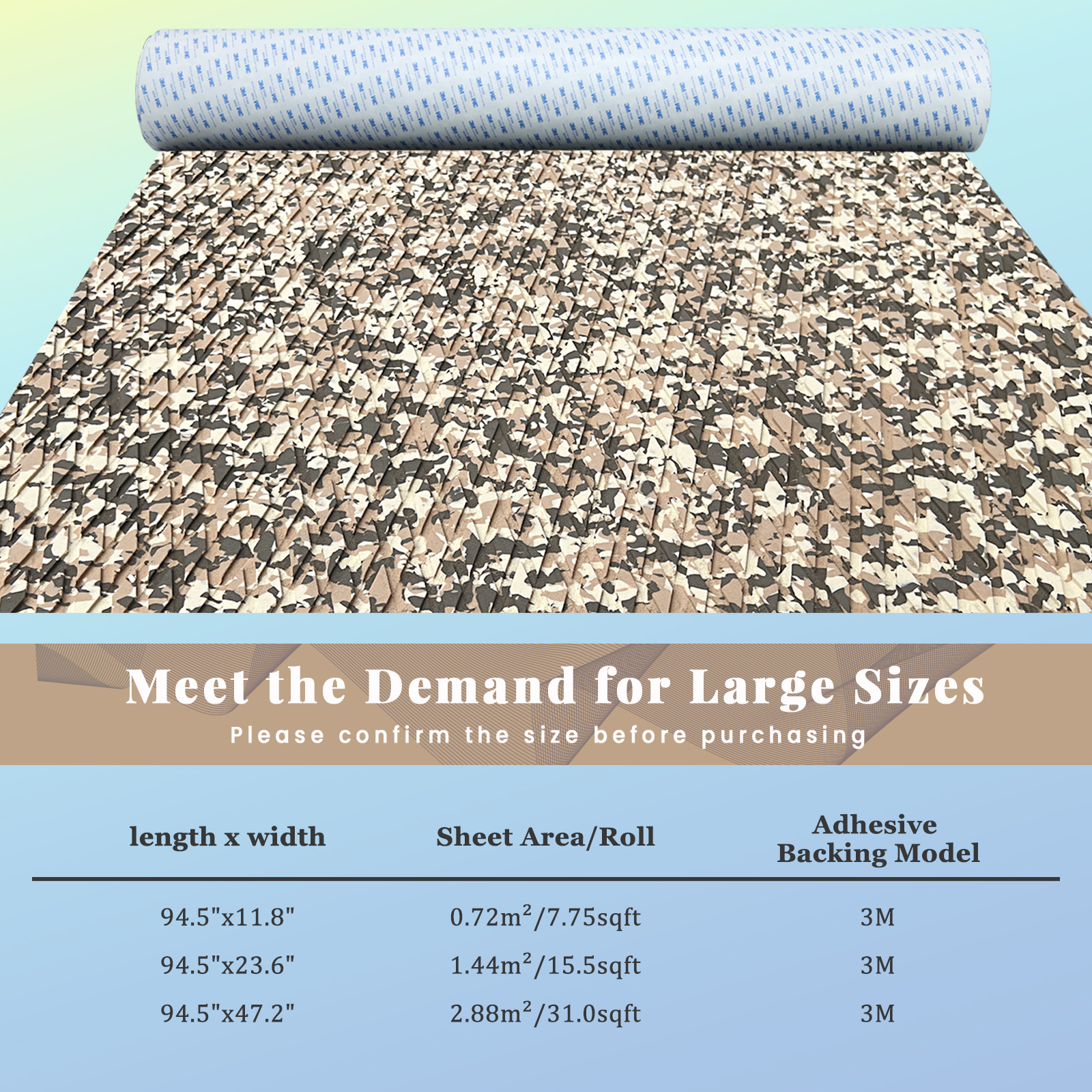Desert Camo EVA Foam Sheet – Small Diamond Pattern - HXBYX