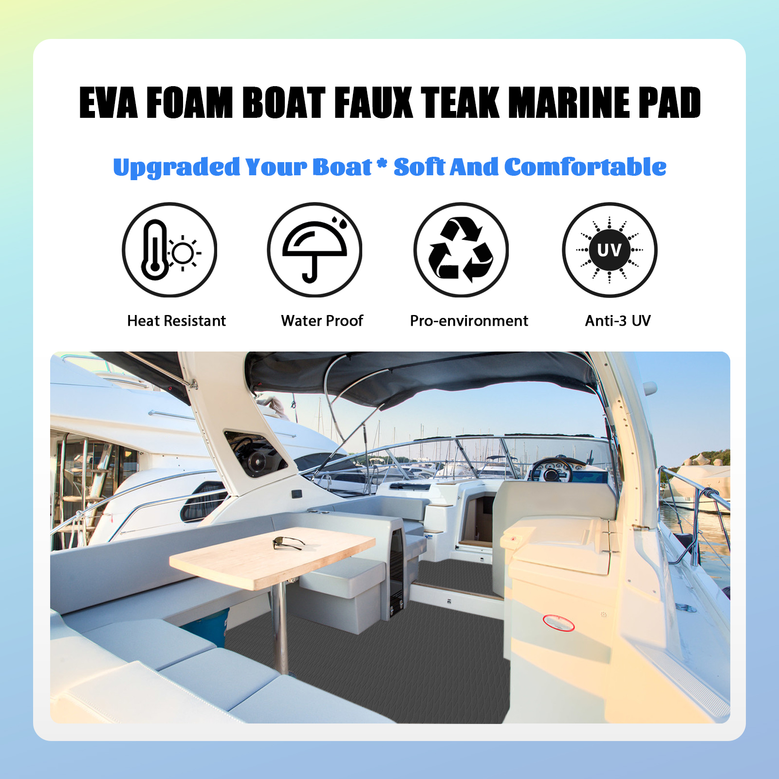 Black EVA Foam Sheet – Small Diamond Pattern - HXBYX