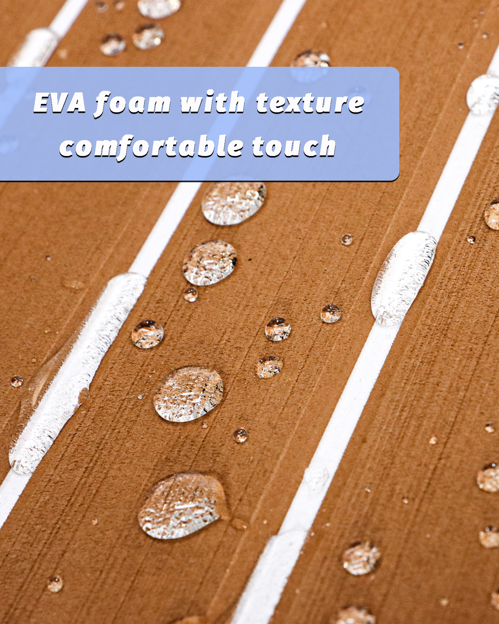 Faux Teak EVA Foam Sheet – Brown & White - HXBYX