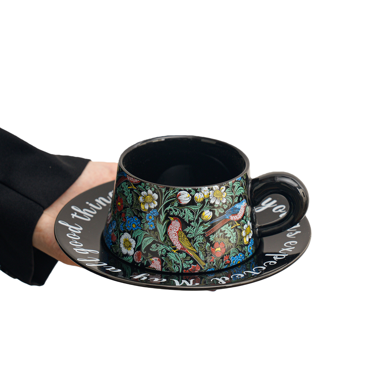 Ceramic Cup with Saucer