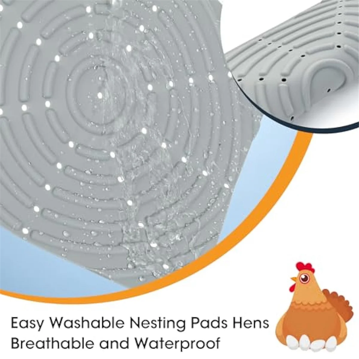 Chicken Coop Box Mat, Washable Laying Chicken Coop Mat Chicken Coop Box Lining