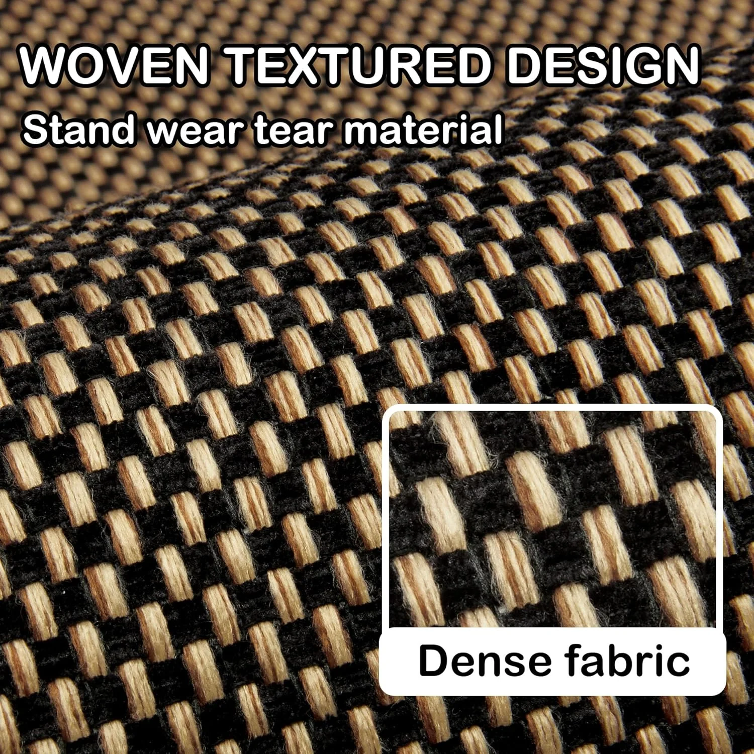 Kitchen Mats for Floor Cushioned Anti-Fatigue Kitchen Floor Mat Non Slip Kitchen Rugs for Floor Absorbent Memory Foam Comfort Standing Mat for Front of Sink, Office, Laundry(Black, 17.3"x47")