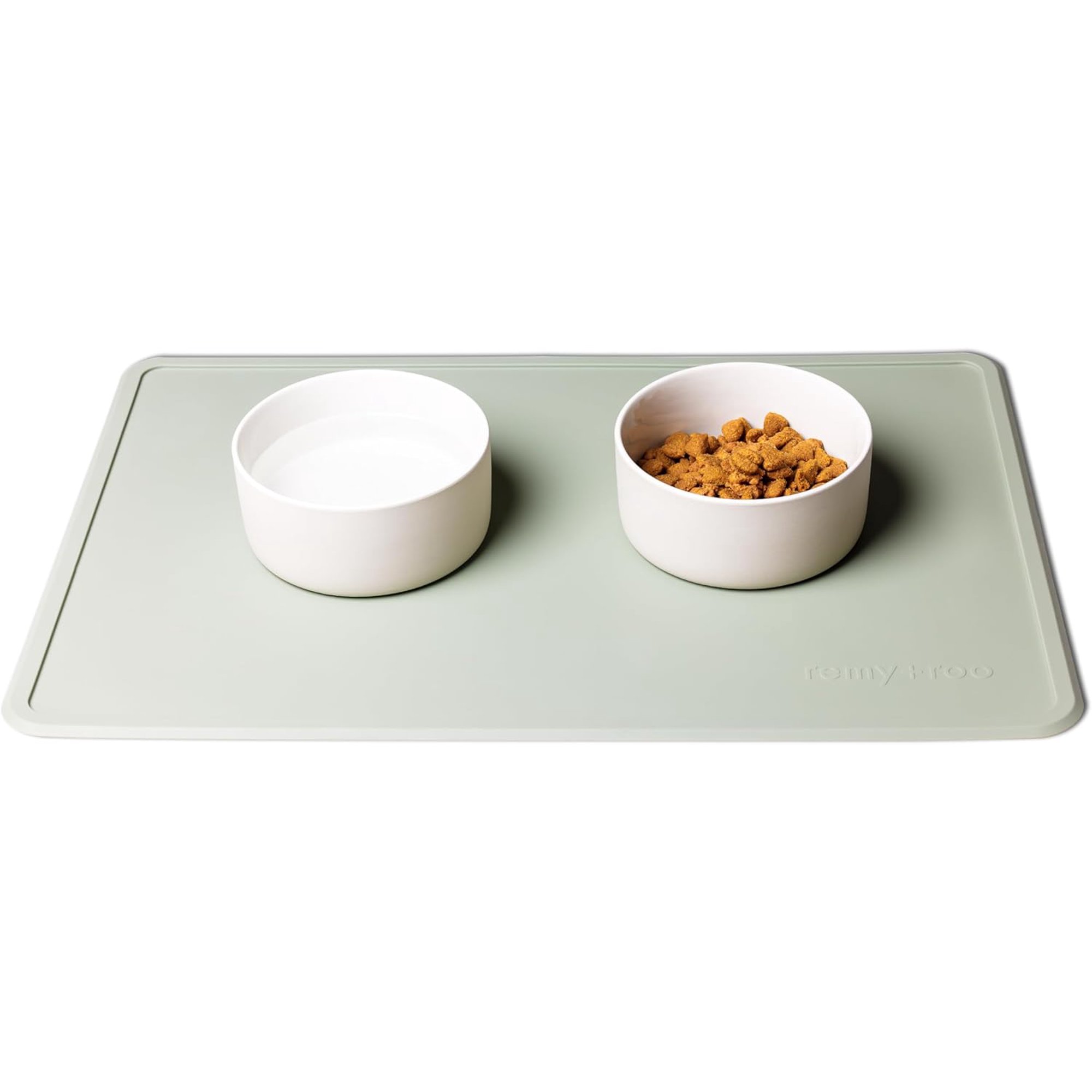 Sage Silicone Dog Food Mat |  Waterproof | Non-Slip | Dishwasher Safe