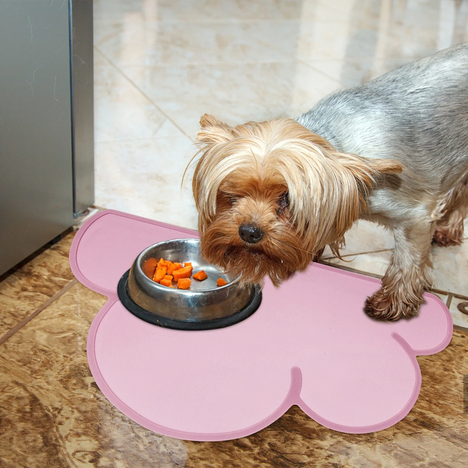 3 Count Dog Games Pet Mats Silicone Placemat Child