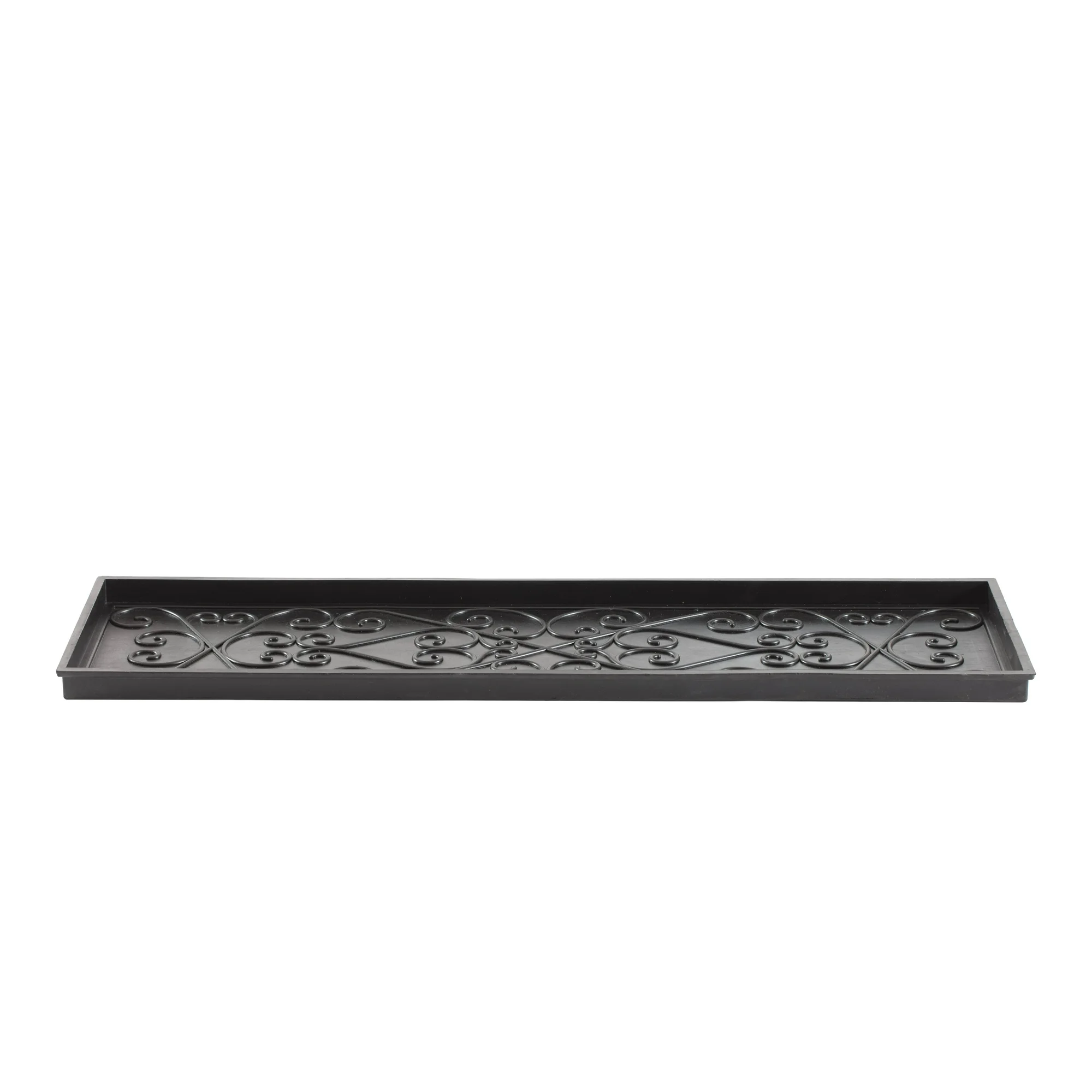 Natural & Recycled Rubber Boot Tray with Trellis Coir and Rubber Insert