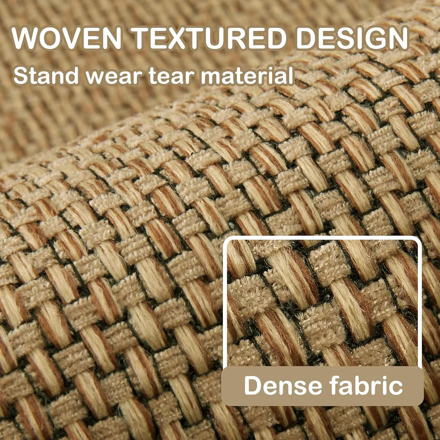 Kitchen Mats for Floor Cushioned Anti-Fatigue Kitchen Floor Mat Non Slip Kitchen Rugs for Floor Absorbent Memory Foam Comfort Standing Mat for Front of Sink, Office, Laundry(Beige, 17.3"x47")