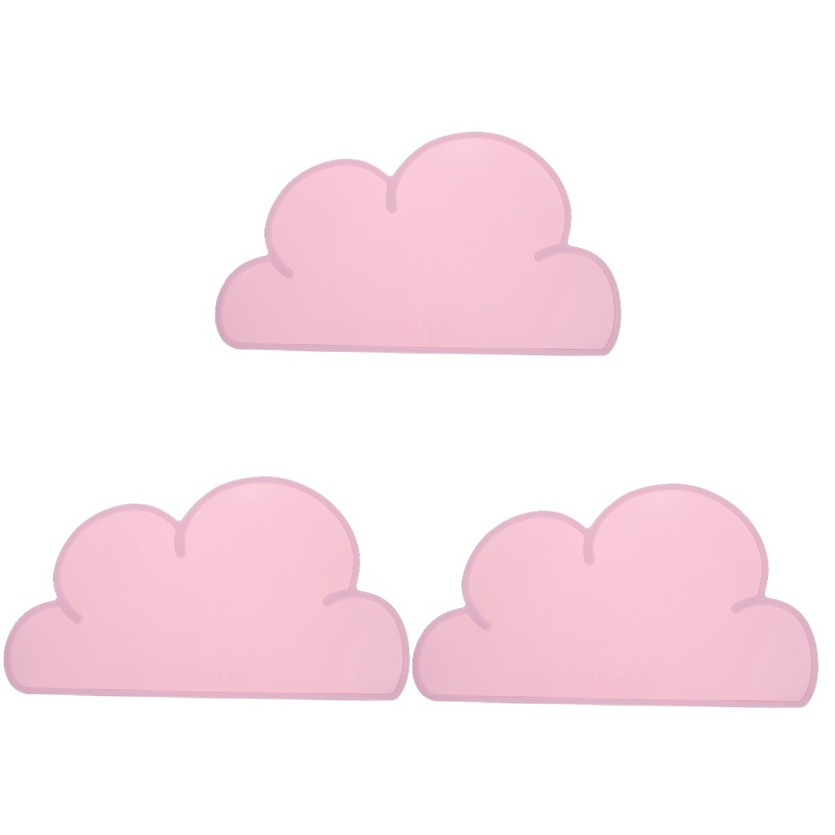 3 Count Dog Games Pet Mats Silicone Placemat Child