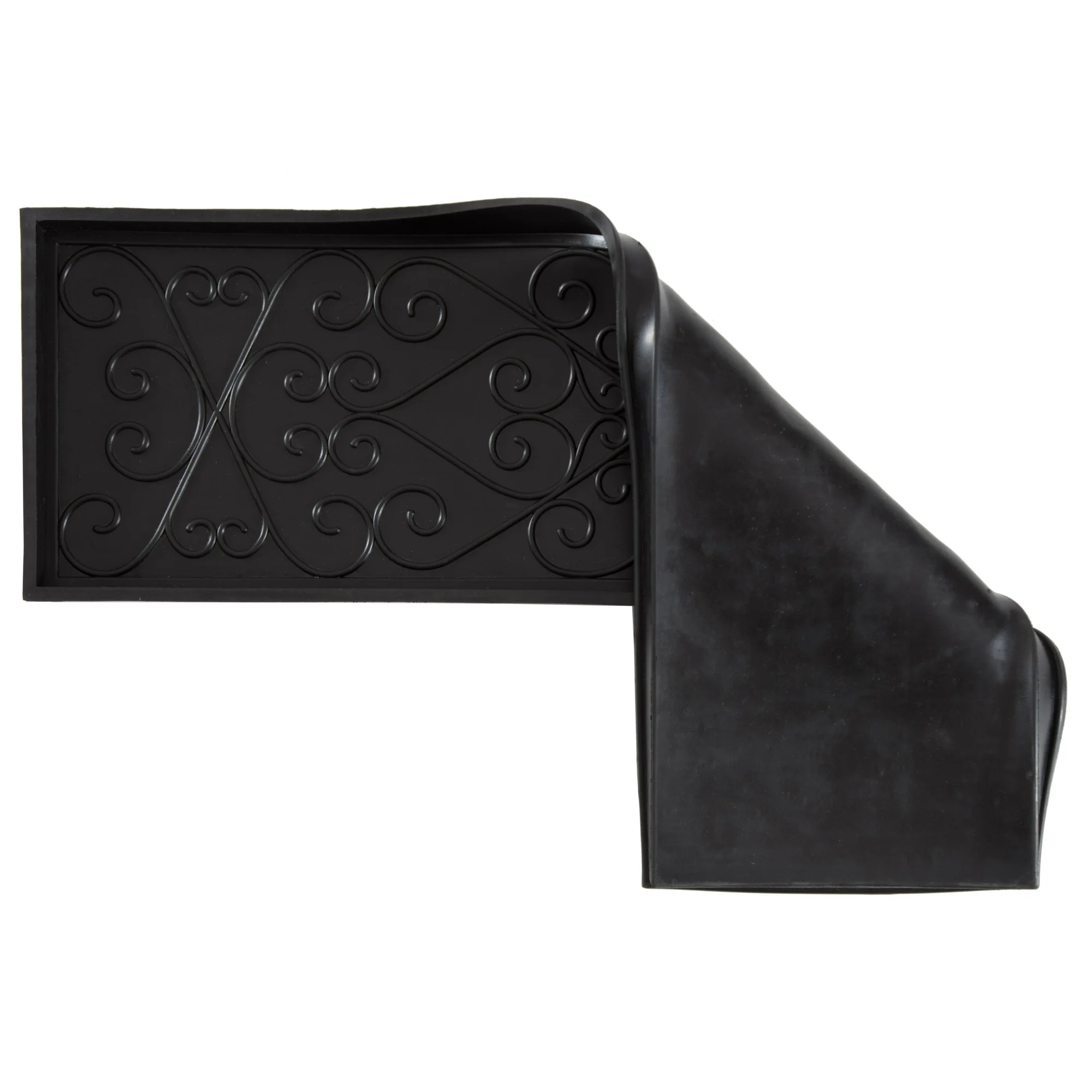 Natural & Recycled Rubber Boot Tray with Trellis Coir and Rubber Insert