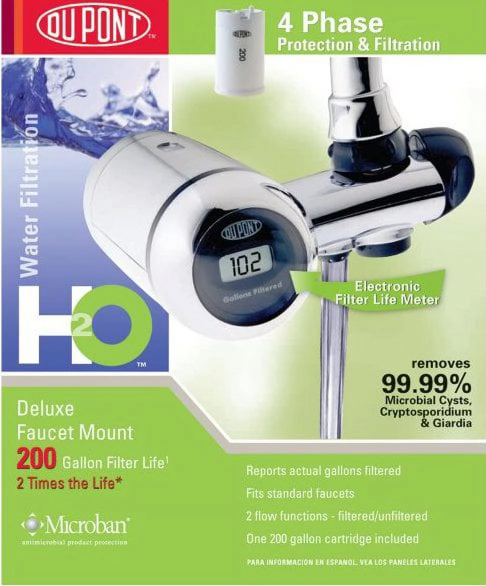 DuPont Deluxe Faucet Mount Drinking Water Filter