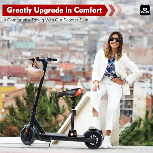 Electric Scooter Seat, Adjustable Portable Scooters Saddle Seat Attachment, Electric Scooter Seats Accessories Replacement For Xiaomi M365 And Xiaomi M365 Pro Scooters