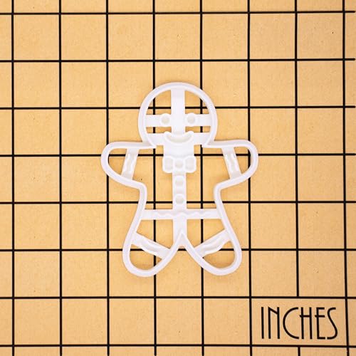 Happy Gingerbread Man cookie cutter, 1 piece - Bakerlogy