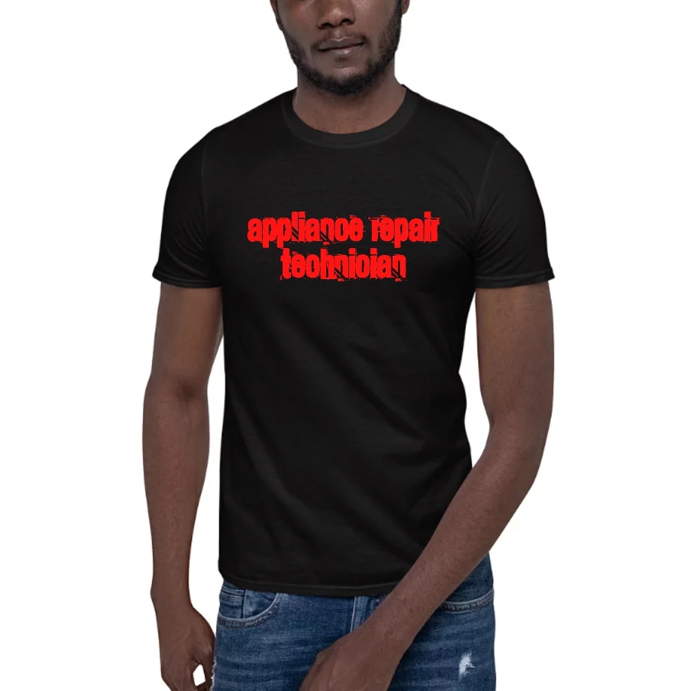 L Appliance Repair Technician Cali Style Short Sleeve Cotton T-Shirt By Undefined Gifts