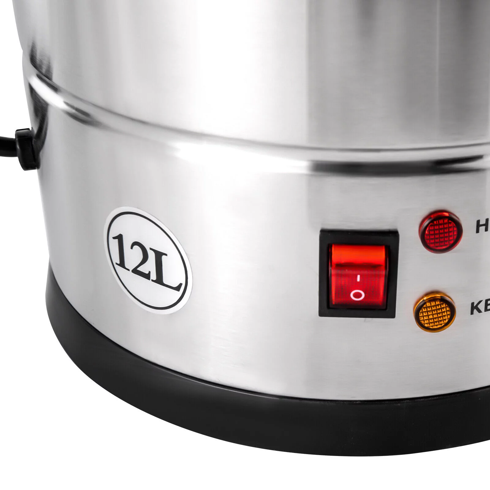 Commercial 12L Stainless Steel Coffee Urn 1KW Coffee Maker Hot Water Urn Home