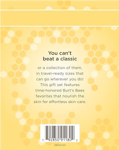 Burt's Bees Gifts Ideas - Classics Set, 6 Products in Giftable Tin – Cuticle Cream, Hand Salve, Lip Balm, Res-Q Ointment, Hand Repair and Foot Cream