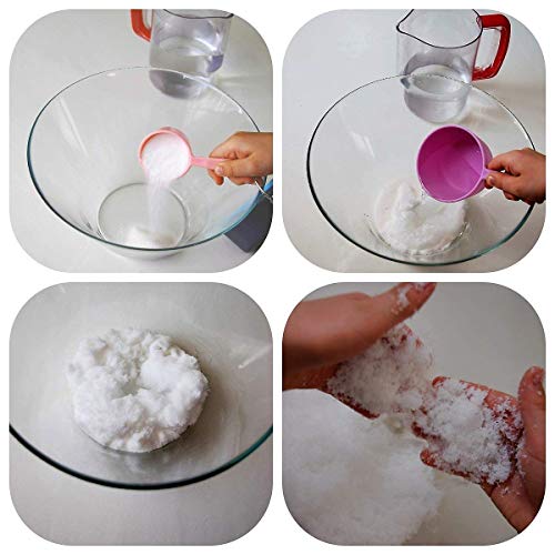 20 Packs of Instant Snow Polymer Powder: Create 80 Cups of Winter Magic with Fake Snow Fun!