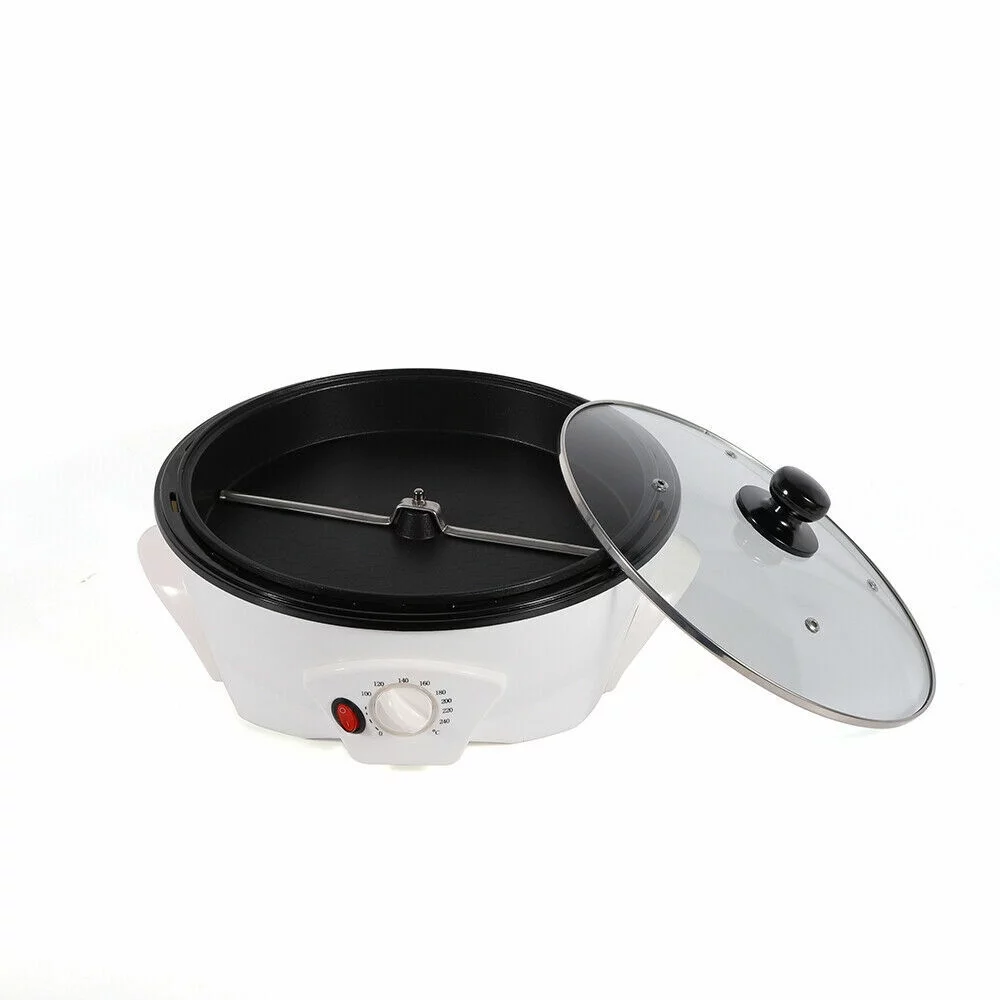YIYIBYUS Electric Coffee Bean Roasting Baking Machine 1500G Coffee Roaster Baker Household White