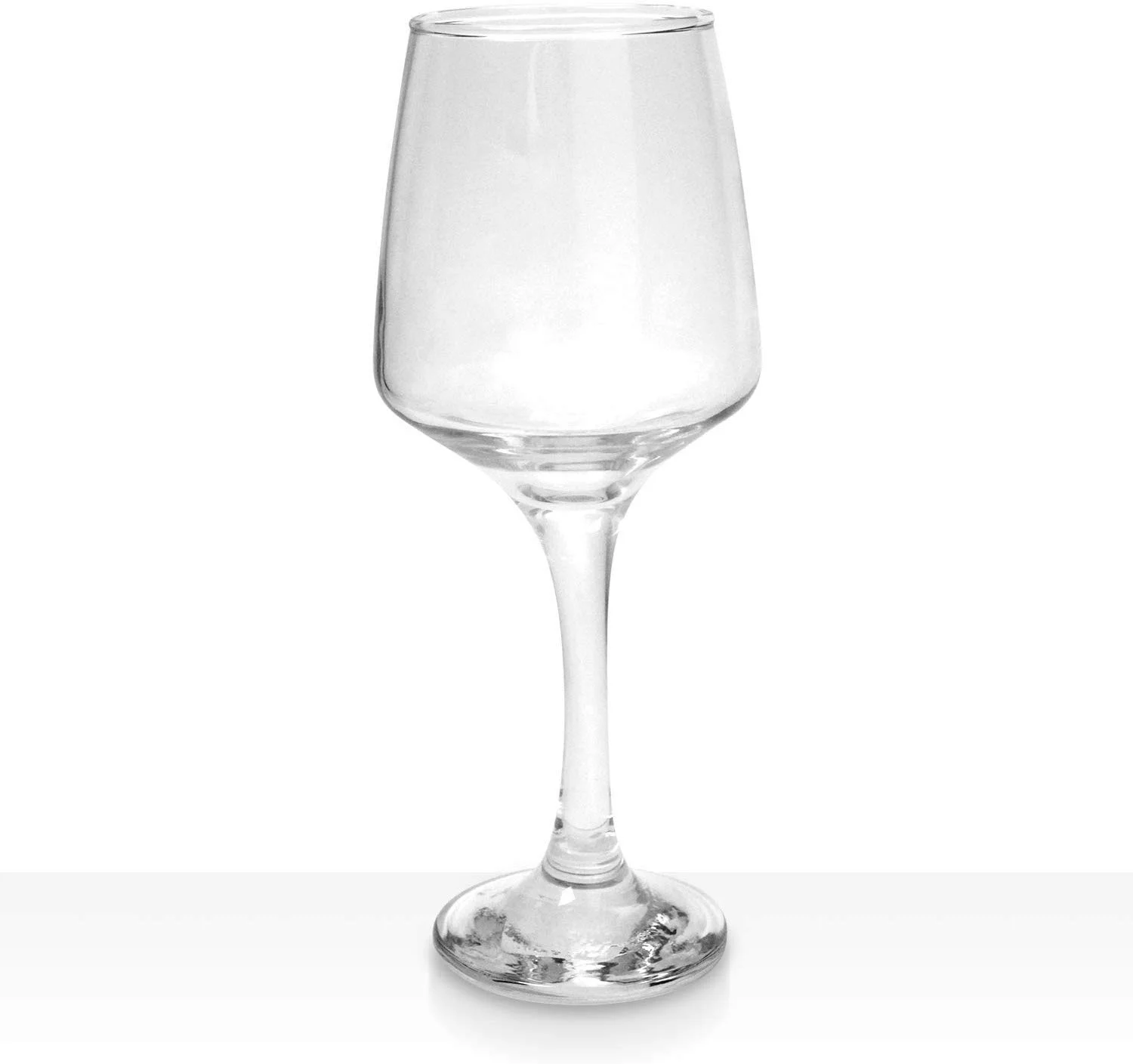 Madison - 12.75 Ounce Wine Glasses | Thick and Durable Construction – For Parties, Entertaining, and Everyday Use – Dishwasher Safe – Set of 6 Clear Glass Wine Glasses – 2.5” Diameter x 8.5” Tall
