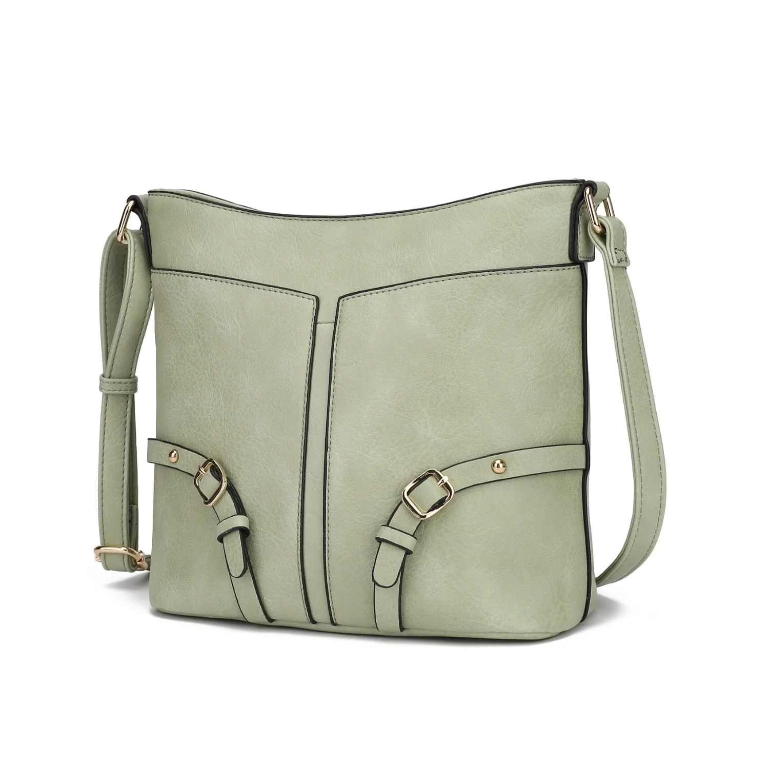 MKF Collection Women's Frida Large Crossbody Handbag by Mia K. - Light Blue