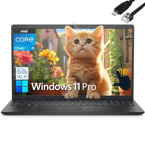 Dell Inspiron 15 Touchscreen Laptop Computer for Student Study and Business, 13th Intel i5-1334U (Beat i7-1250U), 32GB DDR4 RAM, 1TB PCIe SSD, 15.6