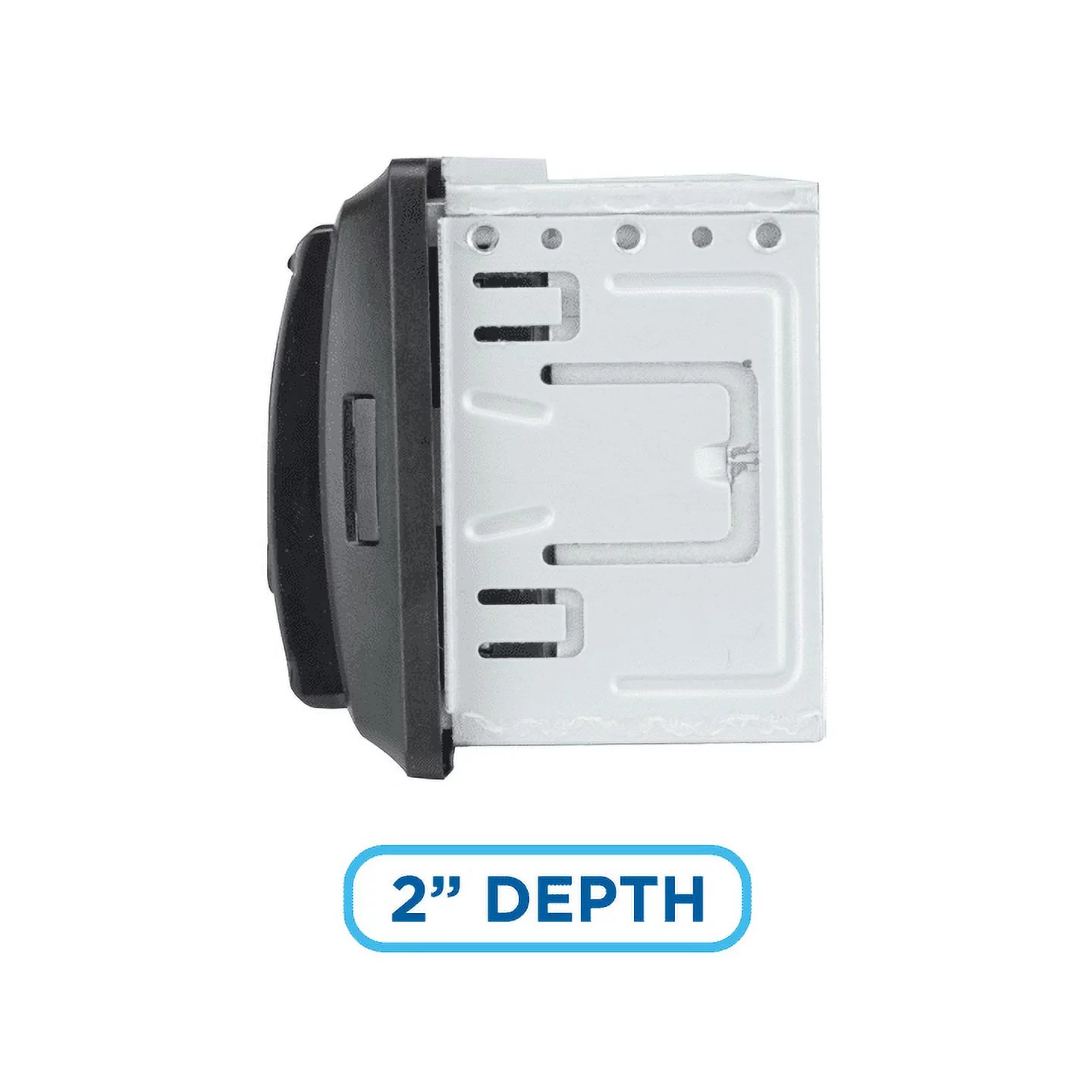 JENSEN MPR210 Single DIN Car Stereo Radio with Bluetooth, New