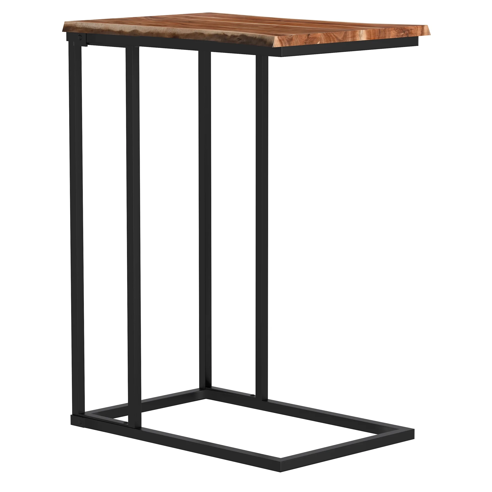 Contemporary Home Living Rustic C-Frame Accent Table - 22