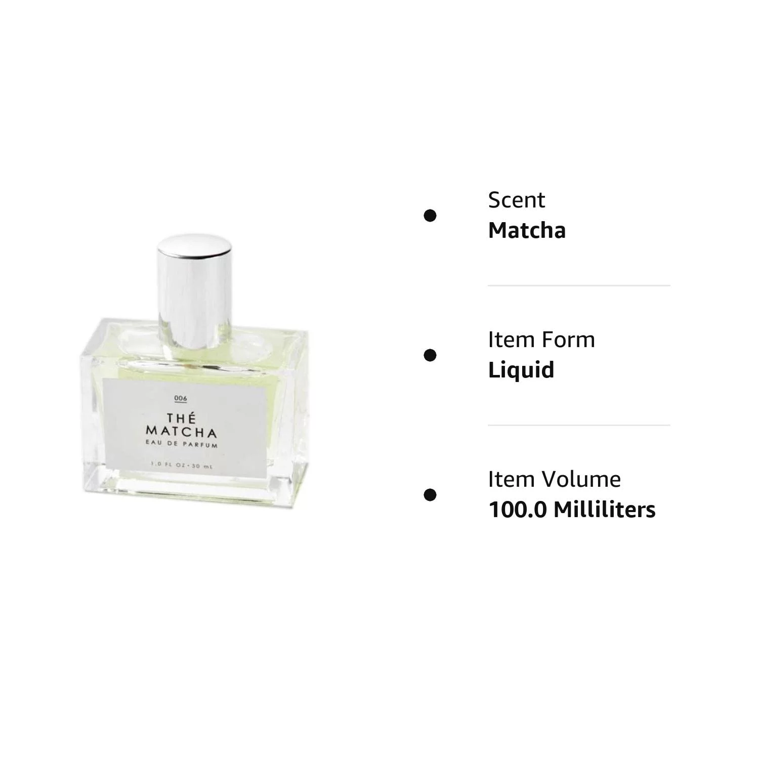 Gourmand The Matcha Eau De Parfum 1 Fl. Oz! Blended Scents Of Green Tea, Freesia And Amber! Fresh, Feminine And Sweet Fragrance! Choose Your Scent! (Matcha)