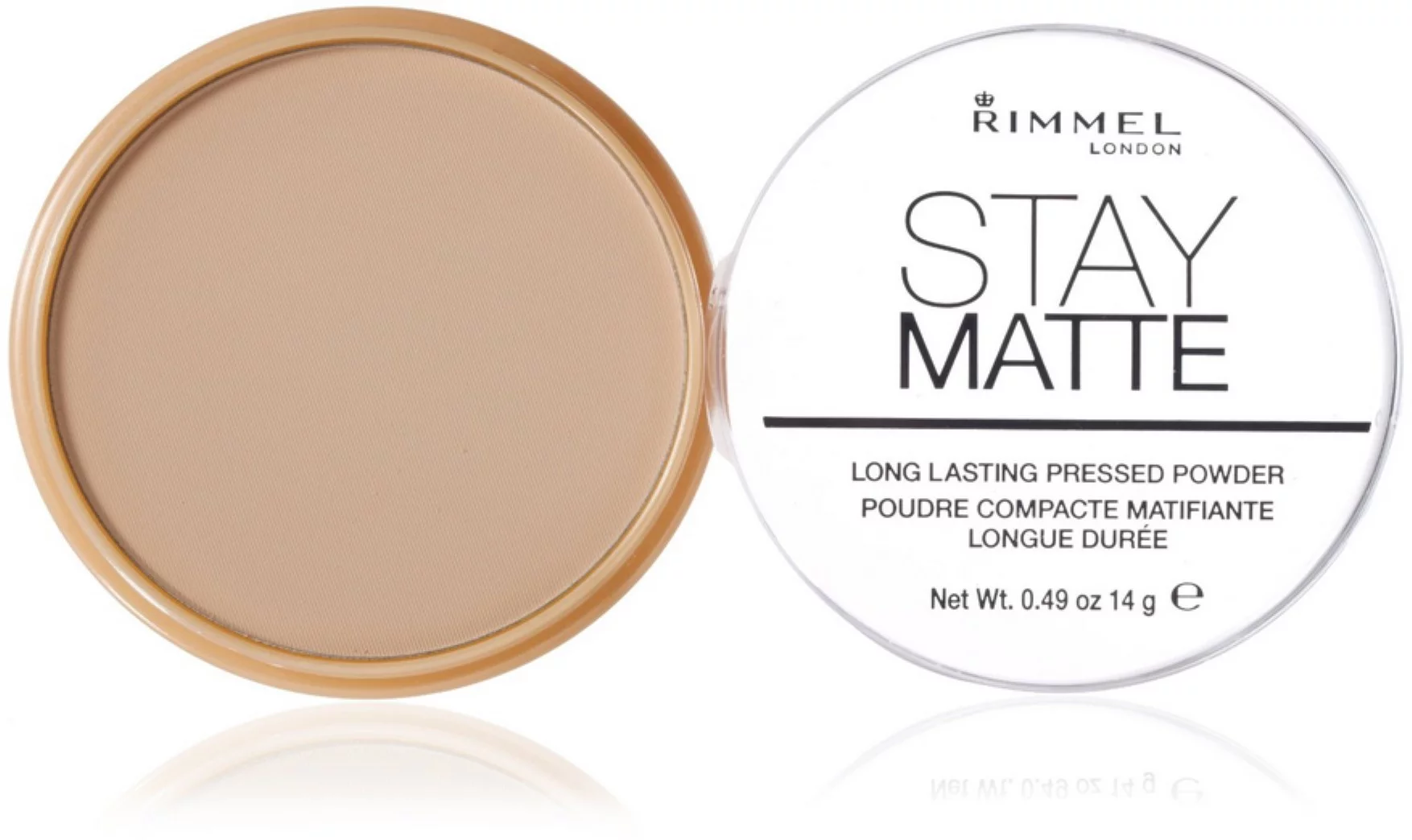 Rimmel Stay Matte Pressed Powder, Transparent [001], 0.49 oz (Pack of 6)
