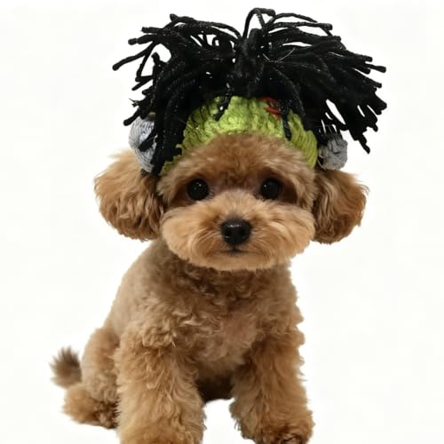 Handmade Dog Christmas Antlers,Anti-Slip Cat Reindeer Antlers,Headband Christmas Cat Hat,Adjustable Reindeer Costume,Grinch Antler for Rabbits,Gifts for Pets