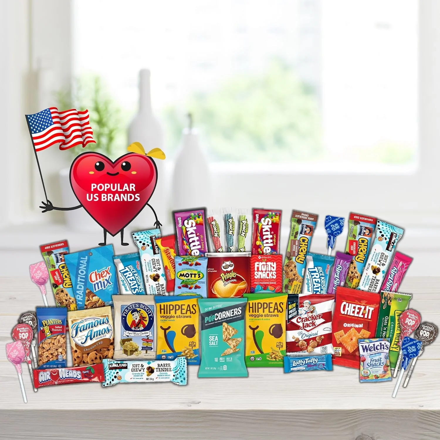 Gift a Snack 42 Count Snack Box with Variety Assortment of Snacks, Chips, Crackers, Cookies, Candy