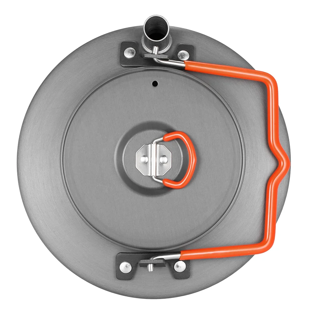 BULIN Indoor Aluminum Alloy Tea Kettle, 1.1L Portable Kettle Water Pot Teapot Coffee Pot for Camping Hiking