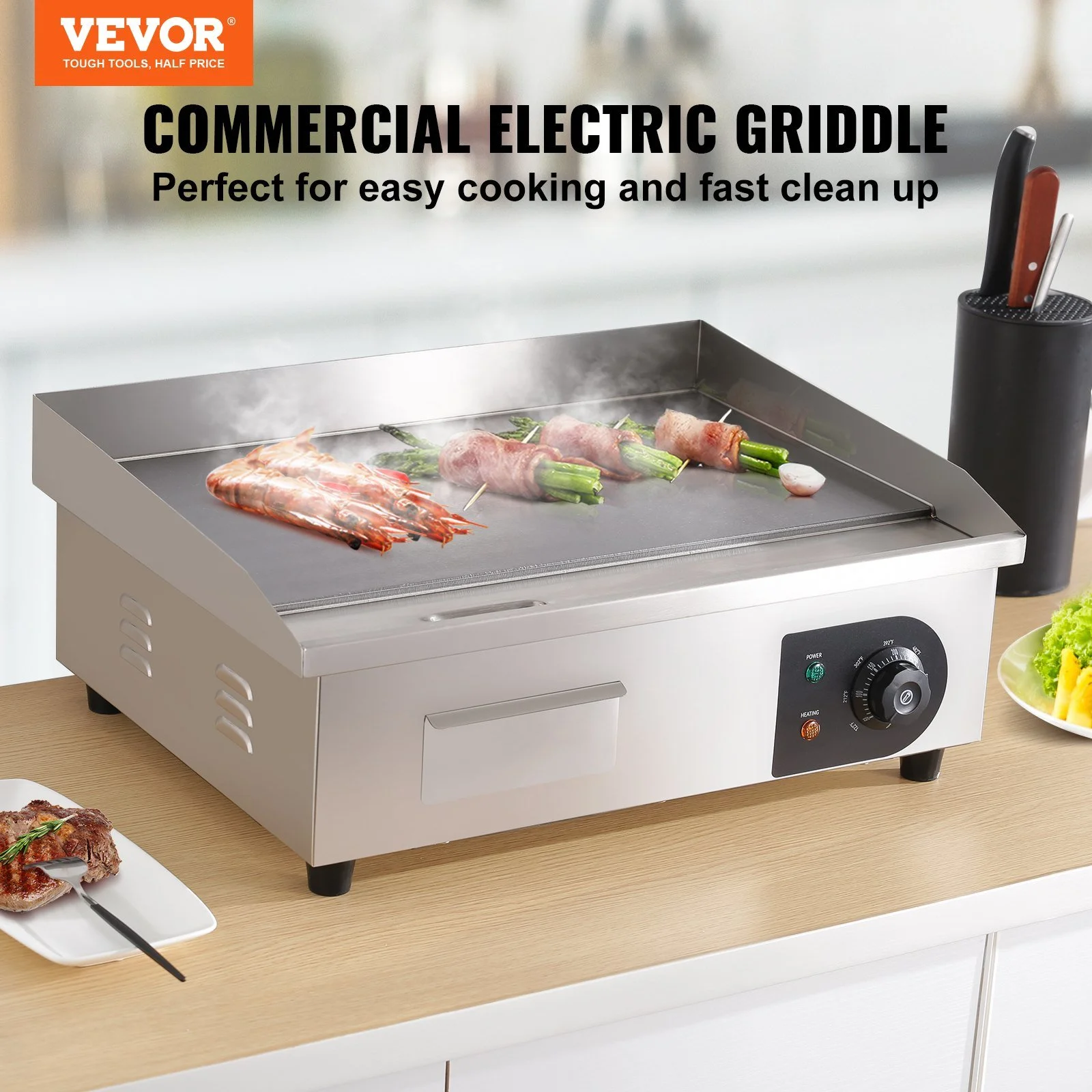 VEVOR Commercial Electric Griddle, 21