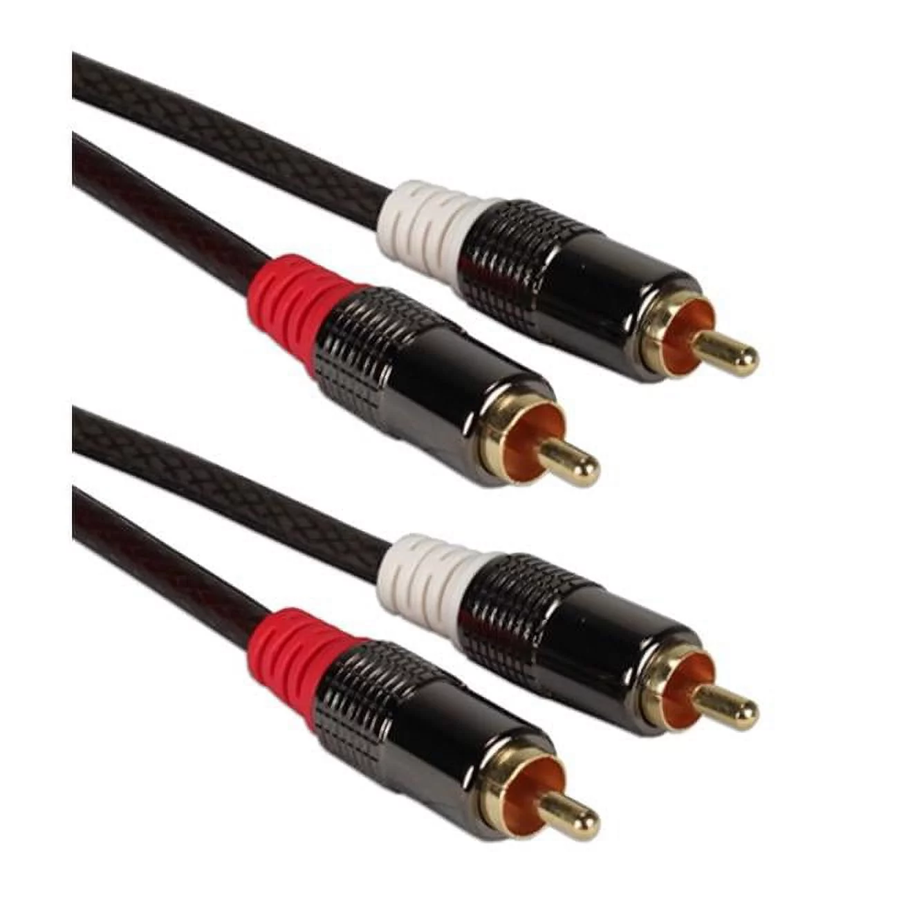 QVS RCA2A-25 25 ft. Dual-RCA Premium Component Audio Combo Cable