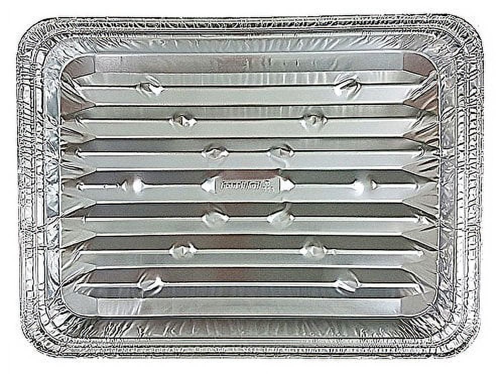 Handi-Foil Disposable Aluminum Foil Broiler Baking Cooking Pan - HFA REF # 333 (50)