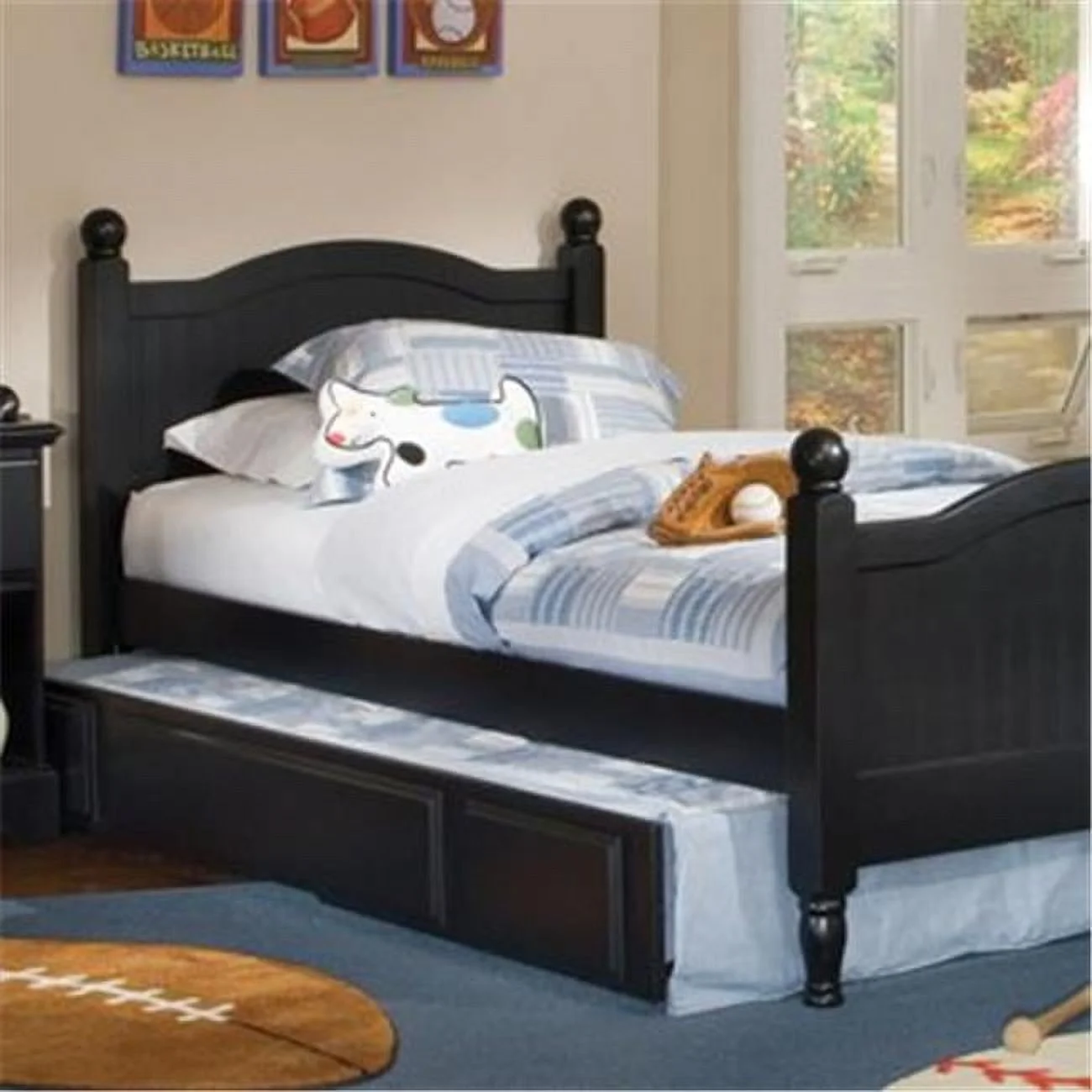Carolina Furniture Works  Footboard - Cottage 3-3 - Black