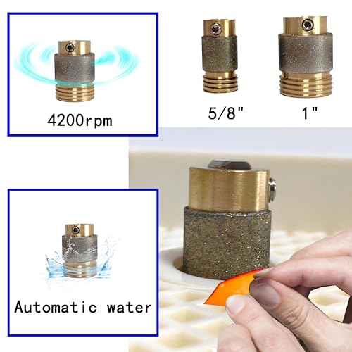 Stained Glass Grinder with 5/8