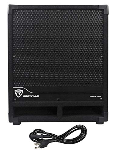 Rockville RBG15S 1600w Active Powered PA Subwoofer w/DSP + Limiter Pro/DJ, 15 inch, Black