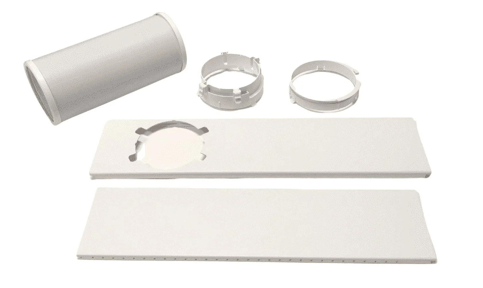OEM Midea Air Conditioner AC White Window Exhaust Kit Originally Shipped With MPD14CR71, MPF08CR71A, MPF08CR71E