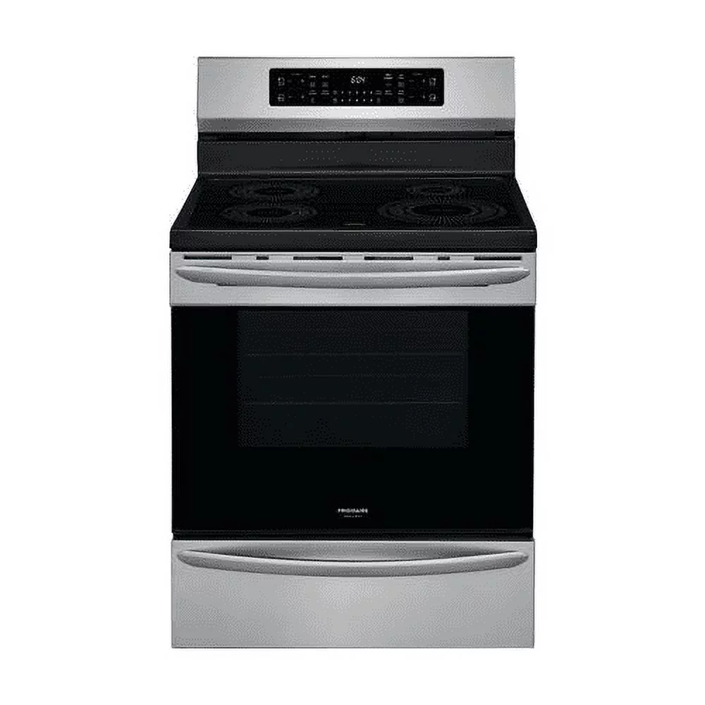 Frigidaire GCRI3058AF 30 Gallery Series Induction Range with 4 Elements 5.4 cu. ft. Capacity Air Fry and Steam Cleaning Option in Fingerprint Resistant Stainless Steel