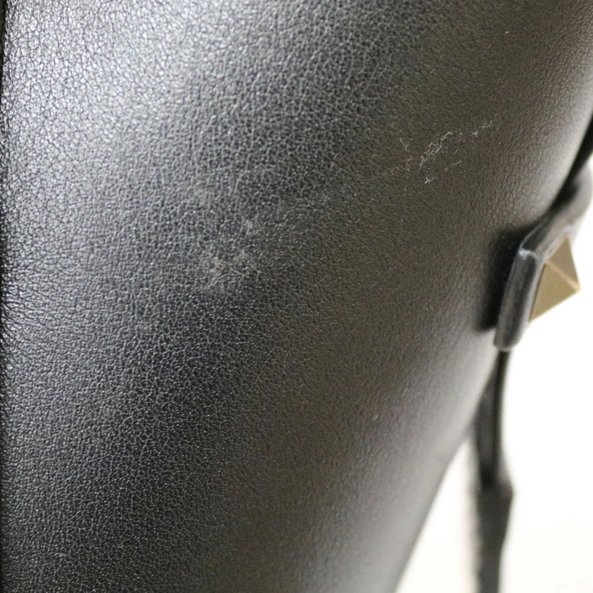 Pre-Owned VALENTINO Shoulder Bag Handbag Black Women's Leather (Good)