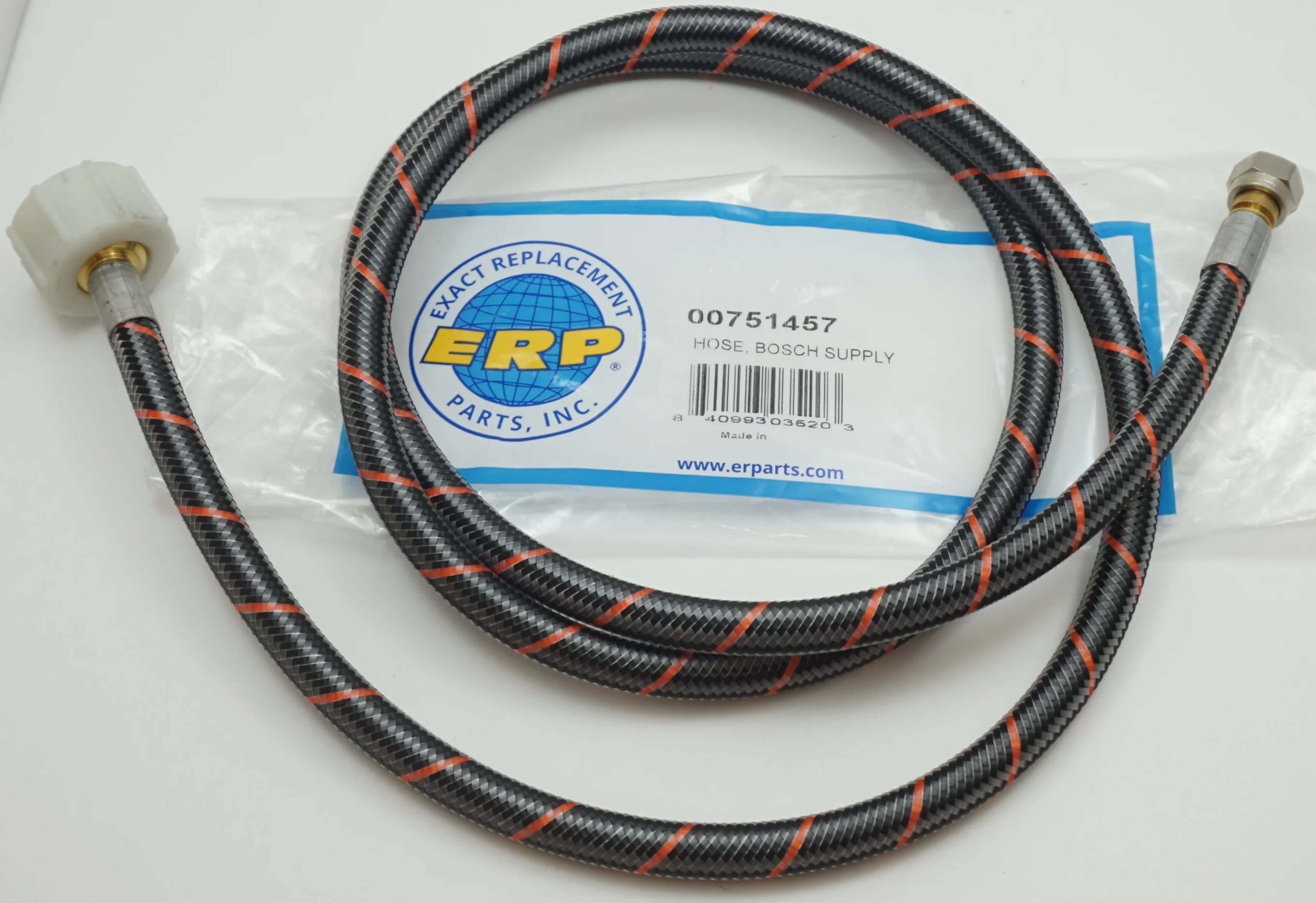 ERP Dishwasher Water Supply Hose for Bosch, 5 foot,  AP5691394, ER00751457